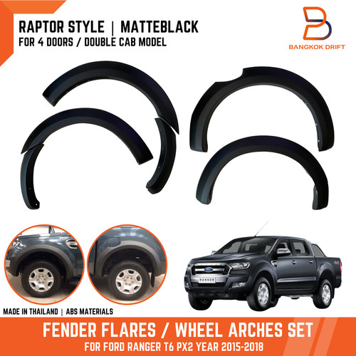 Raptor style matteblack fender - matteblack,