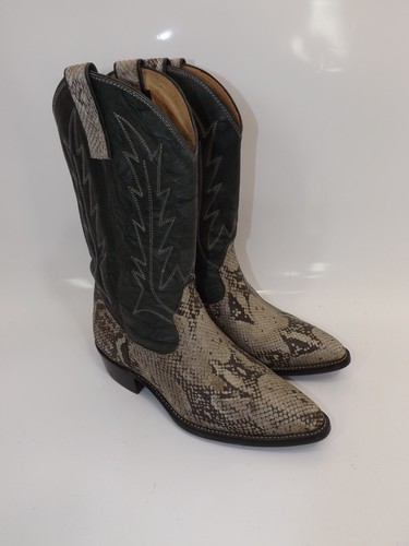 Real snakeskin western - real,