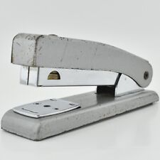 Rare Vintage Rexel Meteor MK2 Stapler All Metal Grey Retro Office