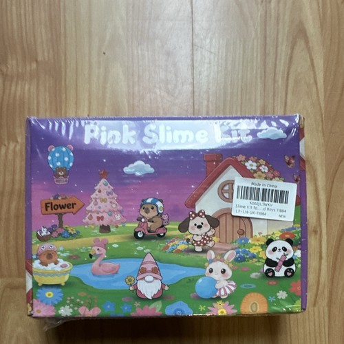 Pink slime kit diy fluffy - slime,