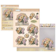 Hunkydory Precious Memories Floral Deco Large Decoupage Card Kit P&P Discount ed