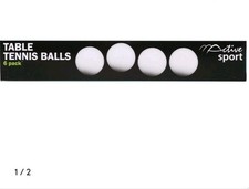 Pack Of 6 Table Tennis Balls -
