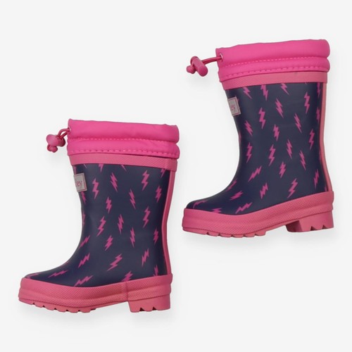 Hatley girls wellies blue - blue, pink