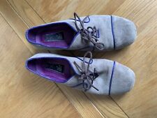 ladies leather lace up brogue style shoes uk 6