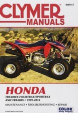 Clymer Manual  Honda TRX400 EX Fourtrax Sportrax 1999-2014 Repair Maintenance