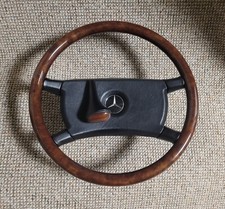Wooden steering wheel mercedes - steering,