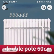 60cm Drying Rack For Double Panel Radiator Airer Dryer Clothes