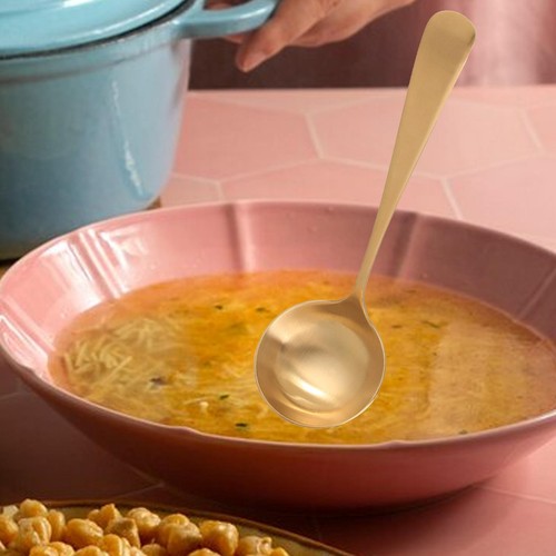 Brass spoon serving - spoon,,