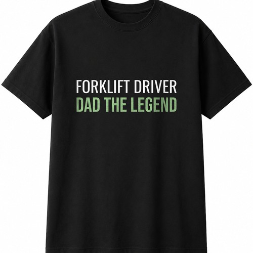 Forklift driver dad the legend - driver,