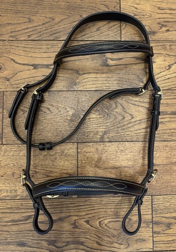 Brown shires cob size leather - cob,