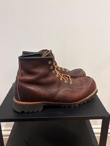 Red wing shoes brown moc - , toe