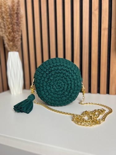 Handmade round crochet - round,