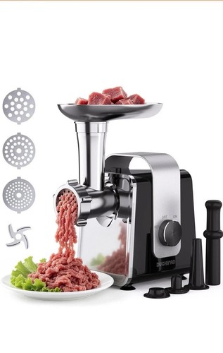 Electric meat grinder - electric, for