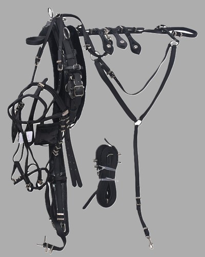Pvc quick hitch horse - quick, harness