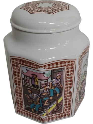 Harrods tea caddy ceramic - harrods,