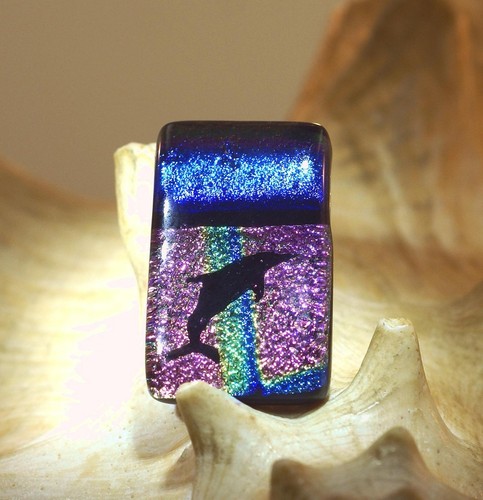Artisan rainbow dichroic - dichroic, glass
