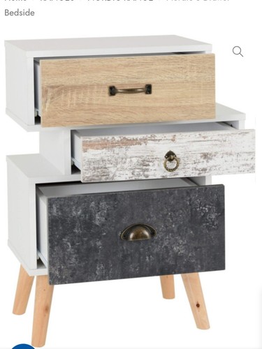 Nordic drawer bedside - x, 3