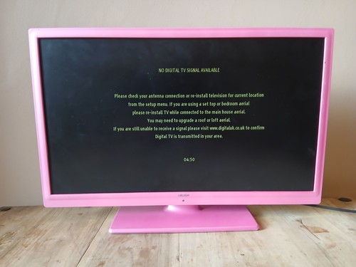 Bush pink dvd player - pink, tv