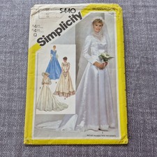 1980s Wedding dress Sewing