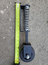 Gate Wheel Caster Runner Spring Loaded Rubber  Heavy Duty Sprung Support Sliding