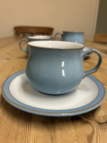 Denby colonial blue tea cup - colonial,