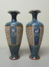 PAIR ROYAL DOULTON ART NOUVEAU