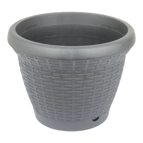 Round rattan style flower - round,