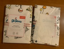 Pottery Barn Dr Seuss Organic Pillowcase Standard 51cm x 86cm X2