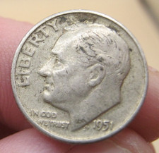 COINs USA Roosevelt Dime 1951