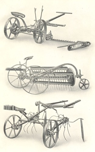 Haymaking machinery albion - machinery., "albion"
