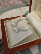 18ct White Hold &Diamond Pearl