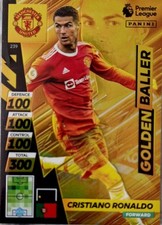 2021/22 Cristiano Ronaldo Panini Adrenalyn XL Plus Golden Baller Man Utd #239