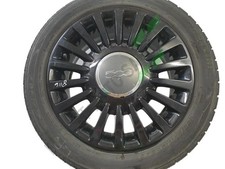 2009 FIAT 500 ALLOY WHEEL AND TYRE 185 55 15 TREAD DEPTH 5MM 51787641