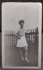 Young Woman Tennis Skirt Socks