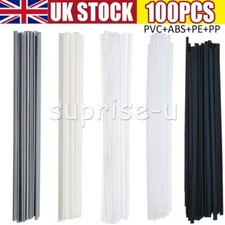 100X Plastic Welding Rods ABS/PP/PVC/PE Sticks Car Bumper Repair Models Crafts