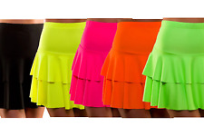 80s Retro Neon Ra Ra Skirt