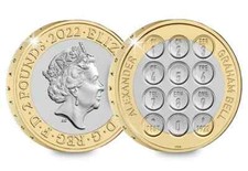2022 £2 Two pound coin