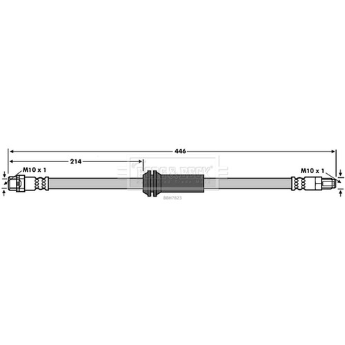Brake hose for mini - brake, cooper