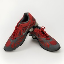 Nike Shox Turbo Red Gray Mens