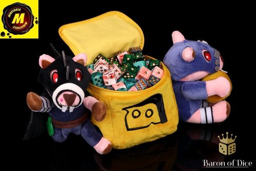Cheese thieves plushie - cheese, dice