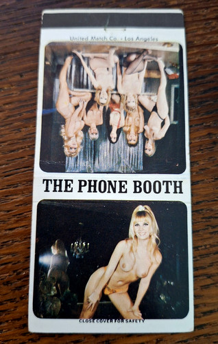 Vintage matchbook the phone - vintage,