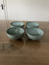 Denby Regency Green Rice Bowls Dip Bowls Set Of 4 FREE POSTAGE