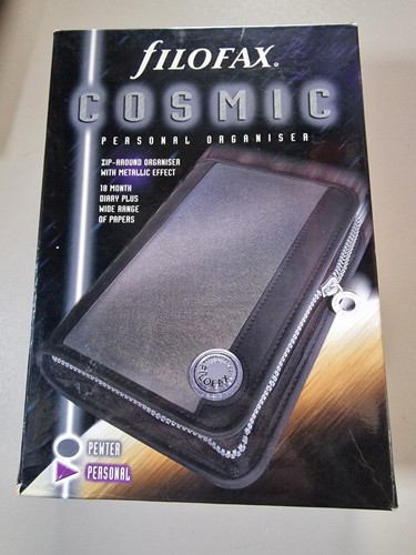 Filofax cosmic pewter personal - pewter,