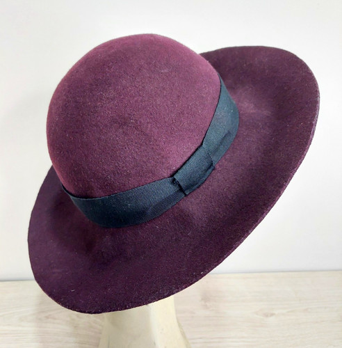 Reiss ladies hat burgundy - reiss,