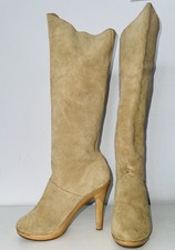 Vtg 70s 80s Sz 7 Suede