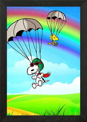 Snoopy and woodstock - and,