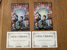 Avatar 2 Stargate Sg-1 Comics 2004 Convention Special Prism And Gold Foil Coa