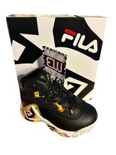 J Fila MB Jamal Mashburn Shoes Black Jelly Bean Sneakers Infants Sz 7 Box Tags