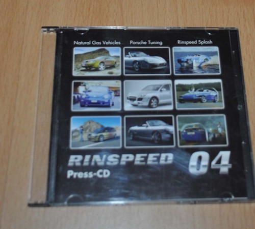 Rinspeed 2004 media kit - cd,
