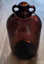 Glass Demijohn x 1, Brown, 1 Gallon, 4.5 litres, wine, sherry - COLLECTION ONLY